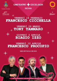 Il grande spettacolo al cinema excelsior di Ischia: Francesco Procopio