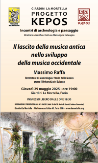 Fondazione Walton, Ischia: giovedì 29 maggio secondo appuntamento con “Kepos”