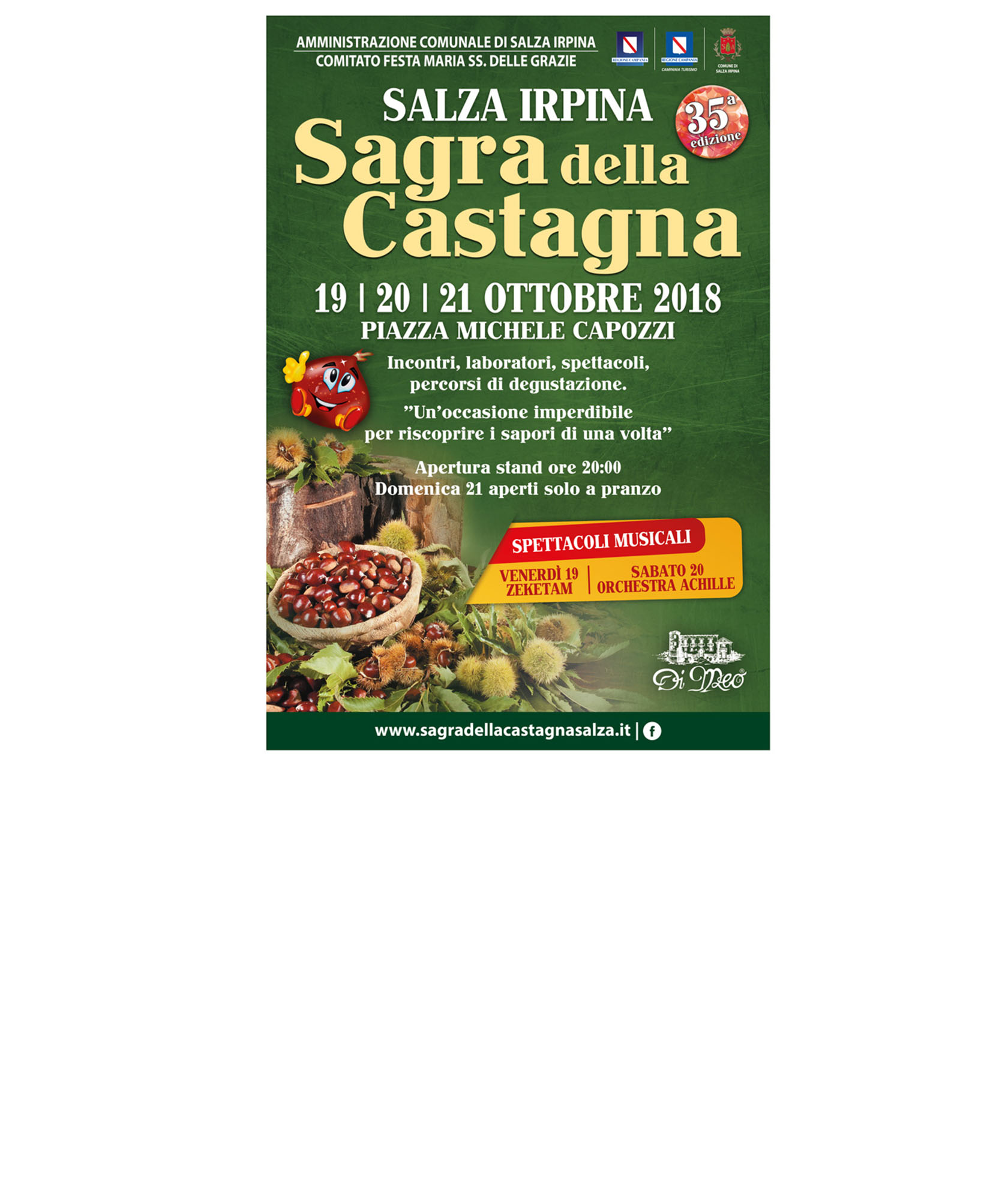 Sagra Della Castagna Salza locandina