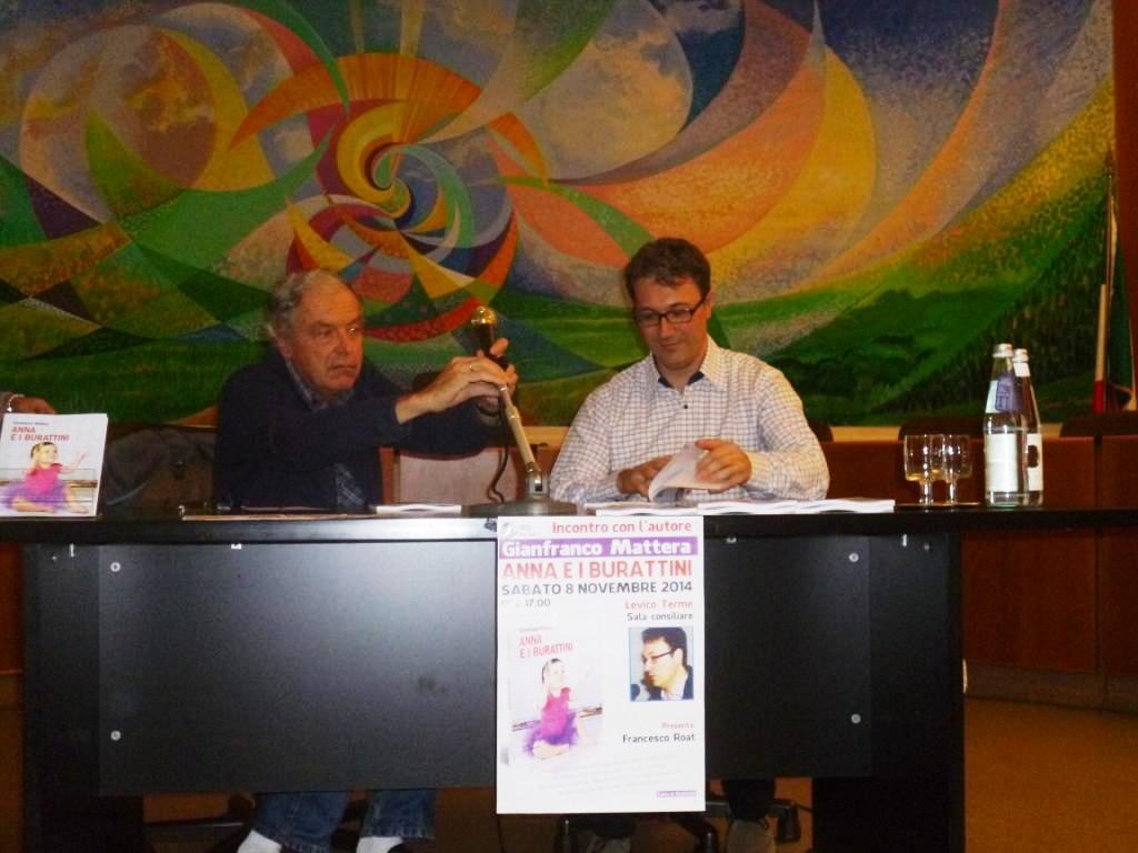 Gianfranco Mattera presenta il suo libro a Levico Terme con Francesco Roat