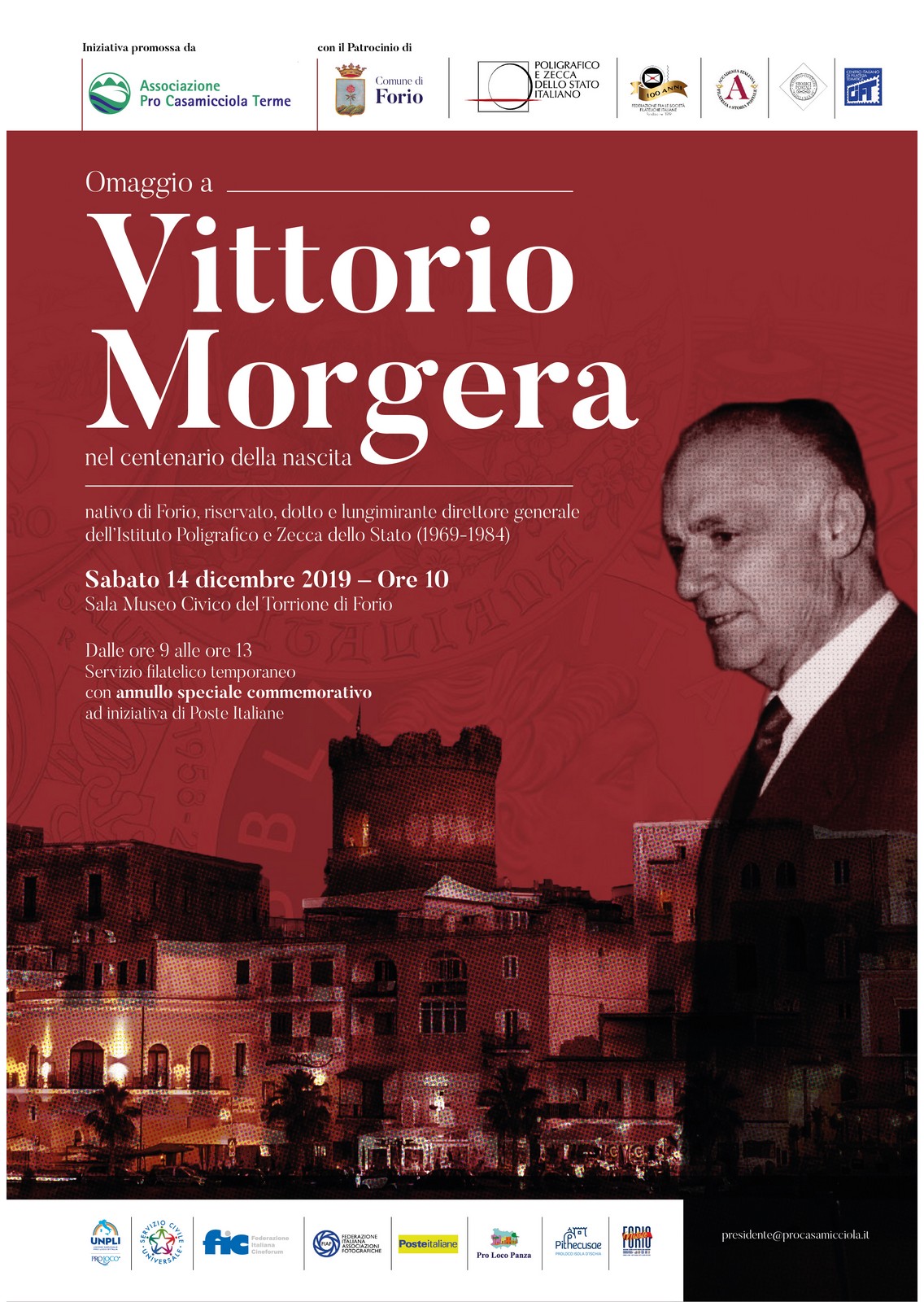 Locandina Vittorio Morgera 14 12 2019