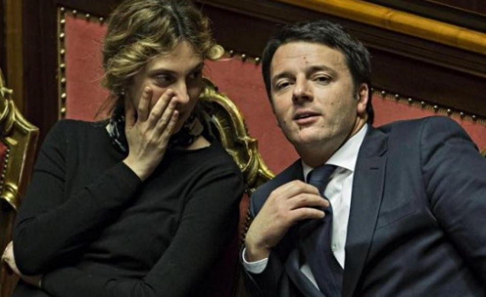 Marianna Madia e Matteo Renzi