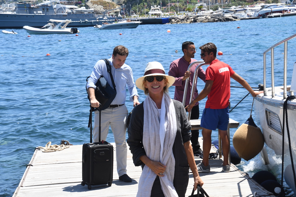 Trudie Styler sbarca sull'Isola d'Ischia per l'Ischia Global Fest